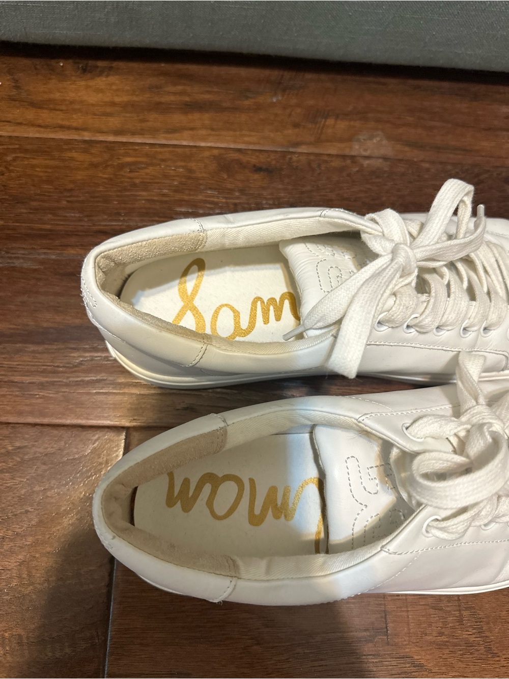 Sam Edelman Ethyl White Sneakers - Picture 3 of 7